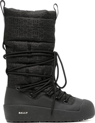 Bally Cathye tall boots - women - Polyester/Elastodiene/Leather - 35 - Black