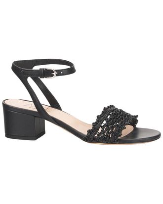 AGL Lala Sandal Straw Leather Sandal