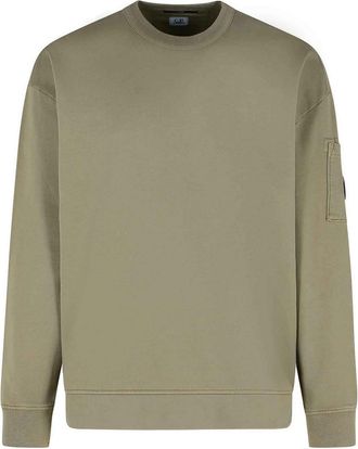 C.P. Company C. P. Company Emerized Grey Cotton Sweatshirt