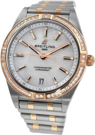 Breitling Pre-owned Breitling Chronomat 36 Automatic Diamond Ladies Watch U10380