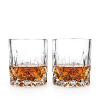 Viski Admiral Crystal Rocks Glasses in Clear at Nordstrom