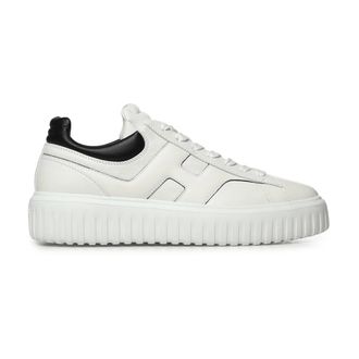 Hogan H-Stripes Sneakers - Heren - Sneakers - Wit - 44 EU - Leer - Schoenen