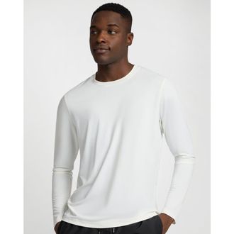 Onia Stretch Nylon Rash Guard in White at Nordstrom, Size X-Large