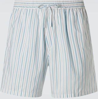 Umit Benan Julian silk and cotton Bermuda shorts