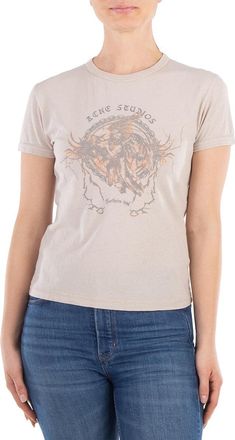Acne Studios Organic Cotton Printed T-Shirt, Size Small