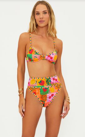 Beach Riot Carlotta Bikini Bottom In Fruits