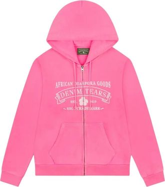Denim Tears ADG Zip Hoodie Pink SS25TZH006182