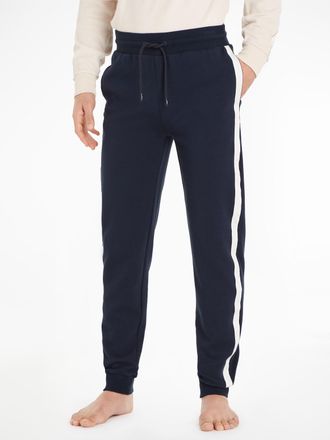 Tommy Hilfiger Jogginghose HWK TRACK PANT, Herren, Gr. M (50), N-Gr, blau (desert sky), Sweatware, Obermaterial: 100% Baumwolle, TOMMY HILFIGER UNDERWEAR, kontrastfa