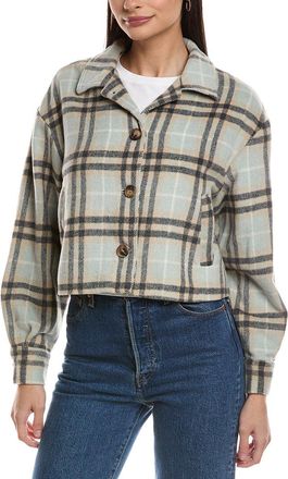 OAT New Yor Cropped Plaid Jacket