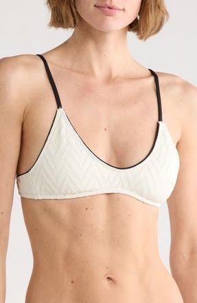 Volcom V Baby Scoop Bikini Top in Star White at Nordstrom Rack, Size X-Small