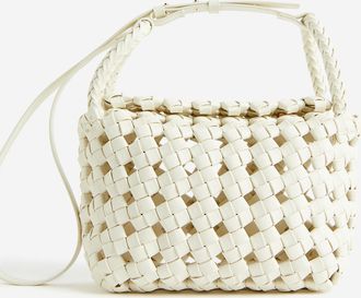 H&M Geflochtene Crossbody-Tasche - Yellow