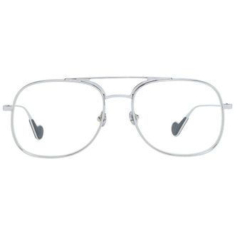 Moncler MO-1044358 Metal Aviator Sunglasses - Silver