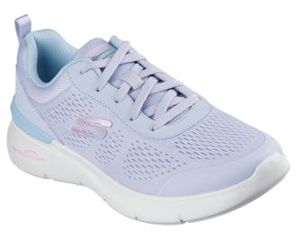 Skechers Sneaker SKECHERS SKECH-AIR DYNAMIGHT 2.0-NEW HEIGHTS, Damen, Gr. 35, blau (hellblau), Lederimitat, Textil, Schuhe Sneaker, Schn&uuml;rschuh, Fitnessschuh, 