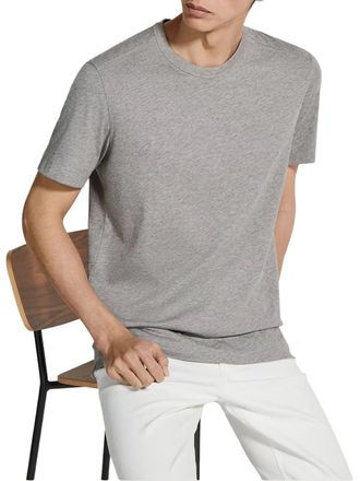 Ermenegildo Zegna Cotton Crew Neck T-Shirt - Gray