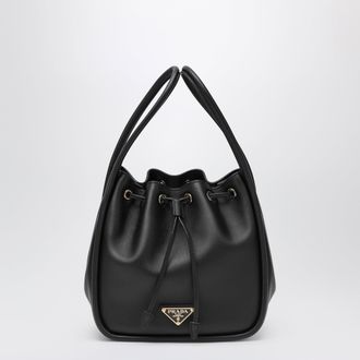 Prada Darling mini black leather bucket