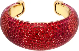 Swarovski Idyllia Red Cuff, Size Large