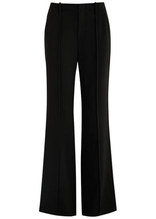 SIMKHAI Ansel Wide-leg Crepe Trousers - Black - 10 (UK14 / L)
