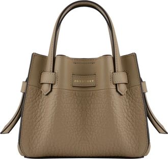 Pourchet Nano Handtas - Dames - Handtassen - Beige - ONE Size - Leer - Tassen
