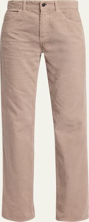 The Row Carlyl Corduroy Straight-Leg Pants