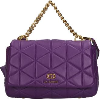 La Carrie Stitch & Spoon Leren Tas - Dames - Handtassen - Paars - ONE Size - Leer - Tassen