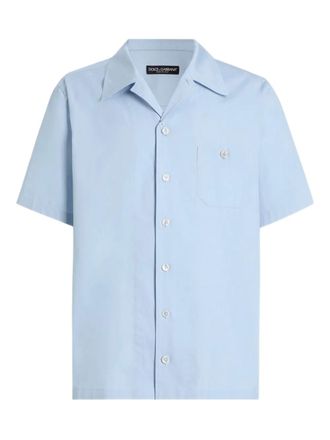 Dolce & Gabbana pocket cotton shirt - Blue