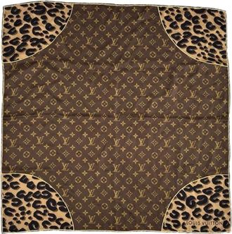 Louis Vuitton Pre-owned Scarves, female, Multicolor, Size: ONE SIZE Pre-owned Vintage Silk Scarf
