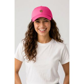 Dalix Pretzel Dad Cap in Hot Pink at Nordstrom