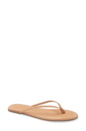 Tkees Lily Braid Flip Flop in Pout at Nordstrom, Size 10