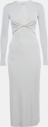 Significant Other Significant Other Cream Knit Cut Out Monza Maxi Dress
