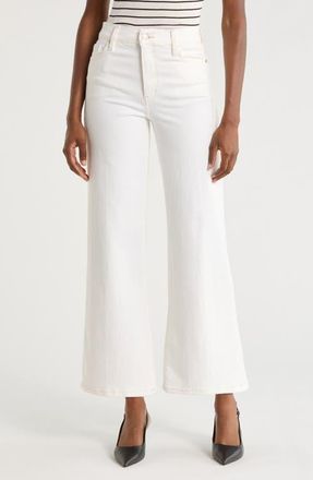 Frame Denim Le Pixie Slim Fit Palazzo Pants in Au Natural Clean at Nordstrom, Size 27P
