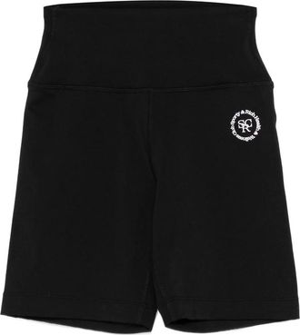 Sporty & Rich SRHWC High-waisted Logo Shorts