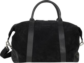 Howard London Weekendtas Steven - Heren - Weekendtassen - Zwart - ONE Size - Leer - Tassen