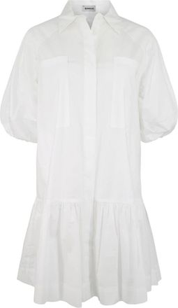 SIMKHAI Crissy poplin minidress - women - Cotton/Spandex/Elastane - S - White