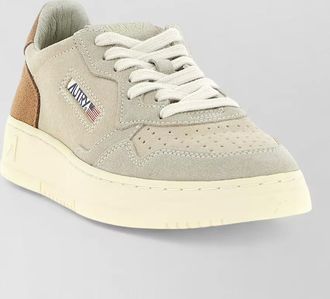 Autry suede leather low-top sneakers