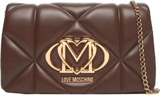 Love Moschino Schoudertas - Dames - Schoudertassen - Bruin - ONE Size - Leer - Tassen