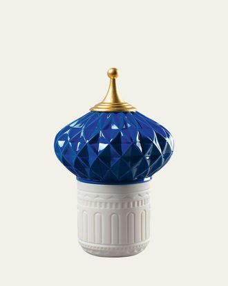 Lladro Blue Spire 1001 Lights Candle