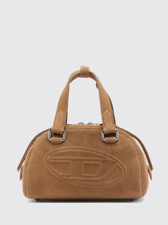 Diesel 1DR Dome Suede Mini Handbag with Oval D Logo