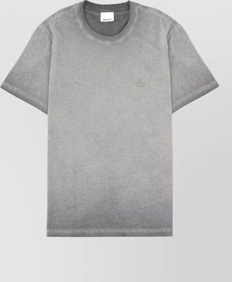 Isabel Marant logo print cotton t shirt crew neck
