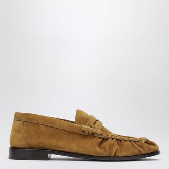 Saint Laurent Le Loafer moccasins in tan suede