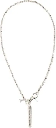 Vivienne Westwood Accessoires, Dames, Grijs, ONE Size, Orpheus Hanger - Zilveren Ketting