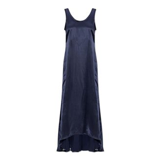 Off-white Maxi Dresses, female, Blue, Size: XS Sleeveless Dress