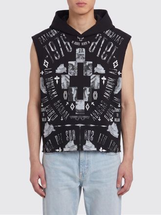 Marcelo Burlon Felpa con cappuccio County Of Milan in cotone stampato