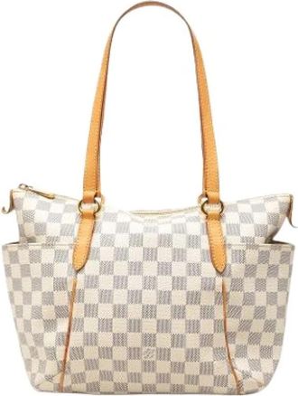 Louis Vuitton Pre-owned Totally PM Tote Bag - Dames - Vintage Shopper - Wit - ONE Size - Leer - Vintage