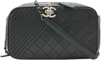 Chanel Pre-owned Boy Camera Bag Leather Black - - Pre-owned - Donna - Nero - ONE SIZE