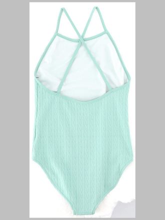 Polo Ralph Lauren Knit Hipster One-Piece Swimsuit - Green