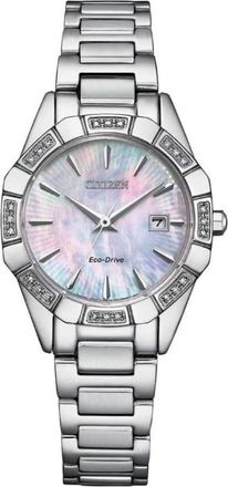 Citizen Eco-Drive Diamond Mother of Pearl Dial Ladies Watch EW2650-51D
