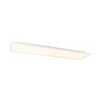 QAZQA Lampada da soffitto liv - Moderno - Plastico,Acciaio - Bianco - Allungato (non sostituibile) led Max. 1 x 36 Watt - Qazqa