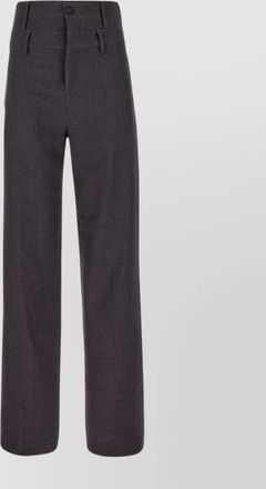 AMBUSH wool pant with belt loops and pleats