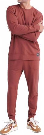 Saxx 3Six Five Crew Sweatshirt In Sable