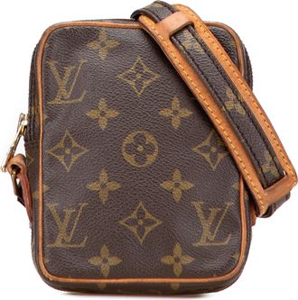 Louis Vuitton Pre-owned Womens Danube Monogram Crossbody Bag - Brown Textile - One Size
